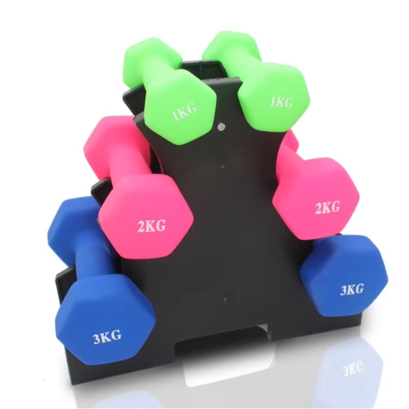 Home Gym Fitness - Rak Penyimpanan Dumbbell 3 Tingkat Perlengkapan