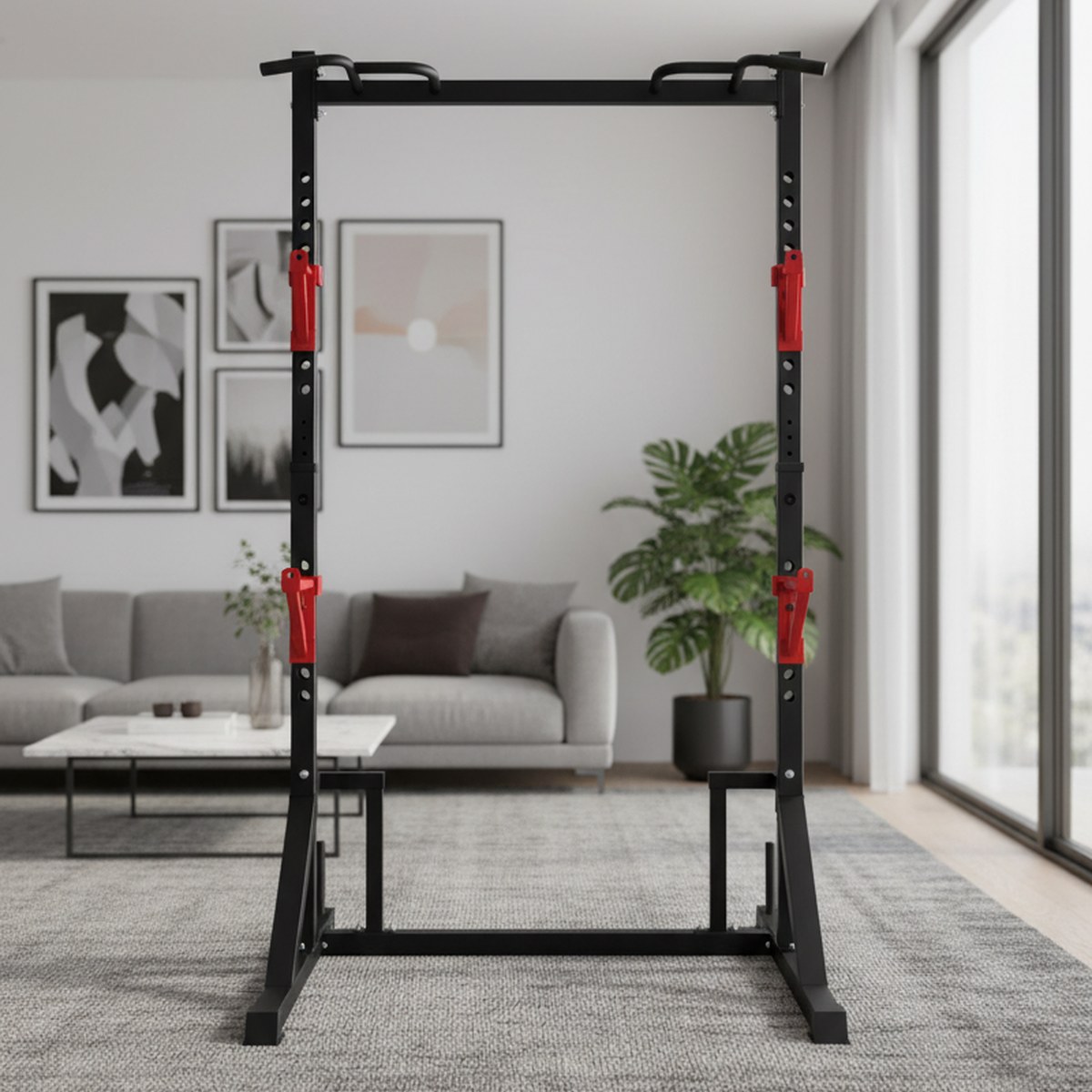 Home Gym Gym Equipment - Rak Power yang Dapat Disesuaikan dengan