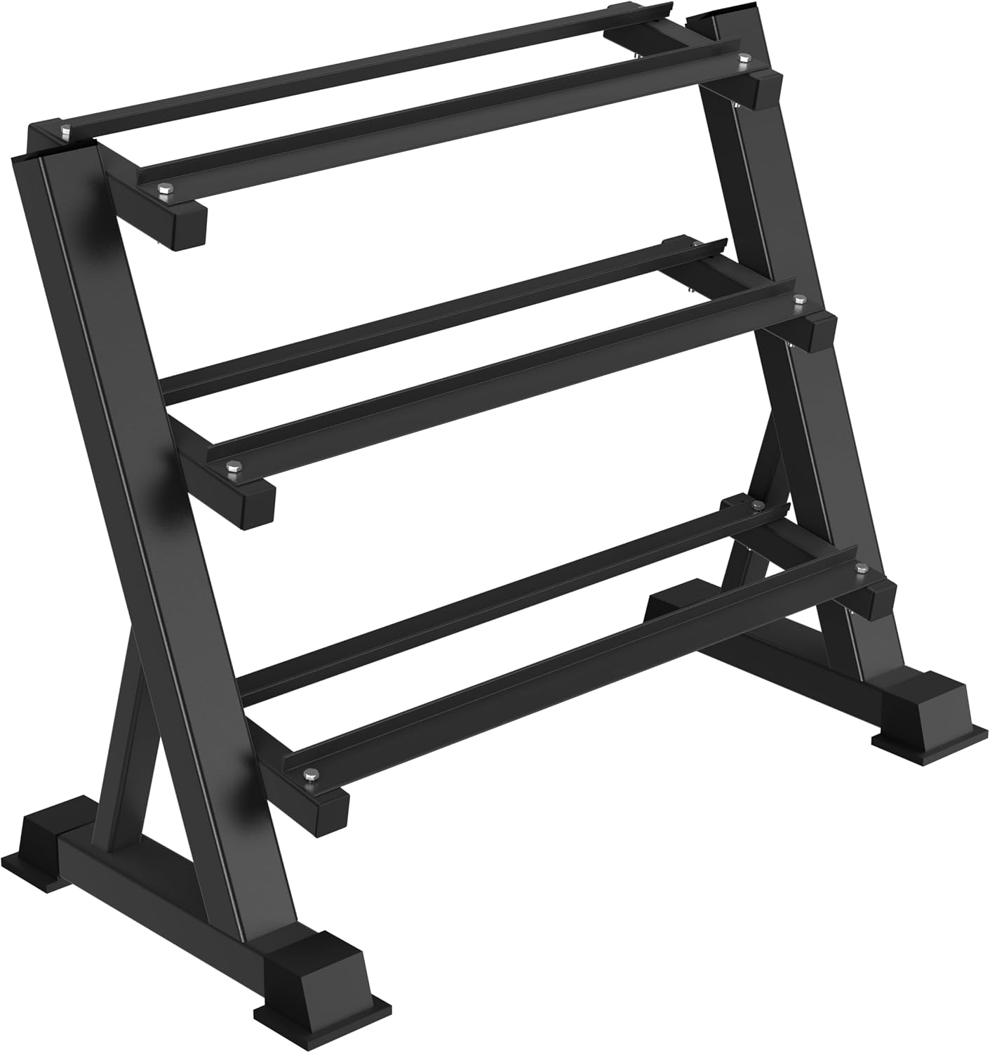 Home Gym Gym Equipment - Rak Dumbbell Tiga Tingkat Heavy Duty,