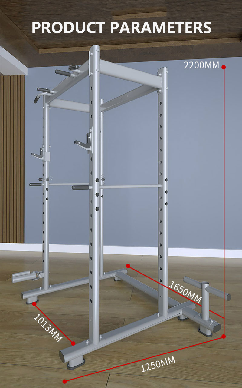 Home Gym Half Rack - Rak Angkat Beban Half-Frame untuk Home