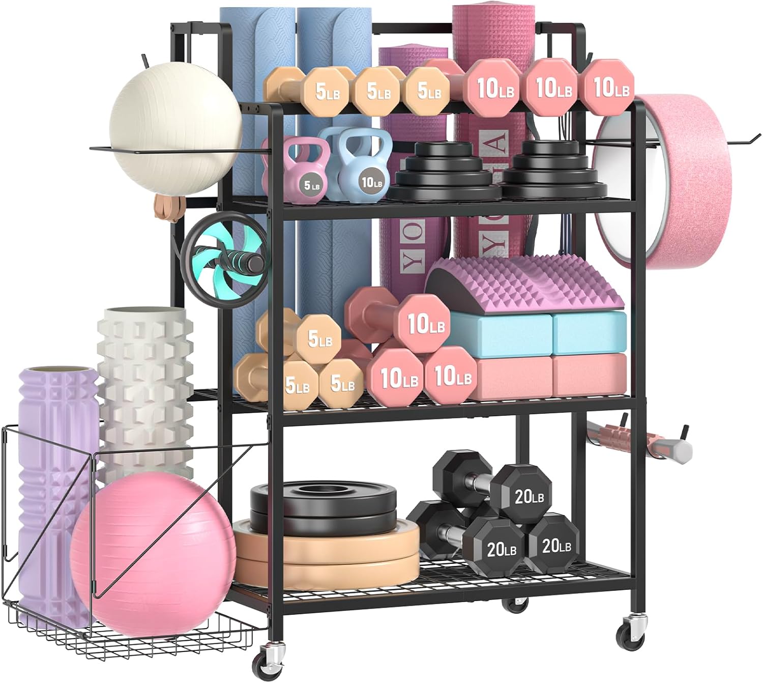 Home Gym Gym Equipment - Penyimpanan Peralatan Gym Rumahan, Tanpa Spesifikasi