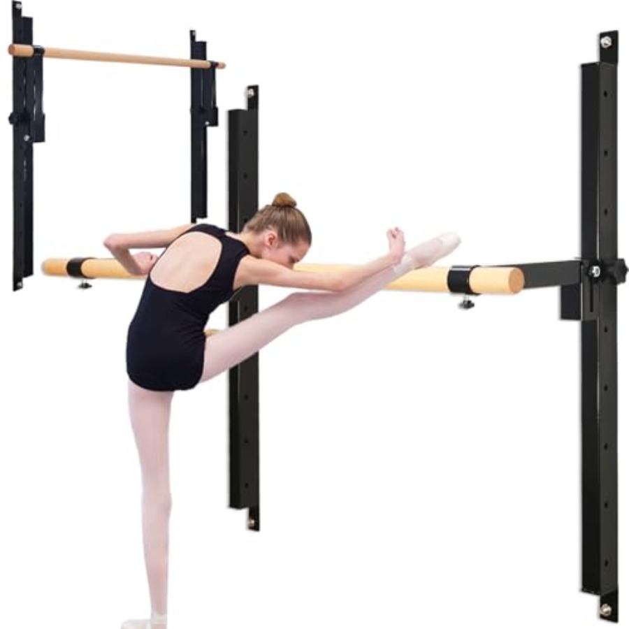 Home Gym Wall Mounted - Barre Balet Dinding yang Dapat Disesuaikan