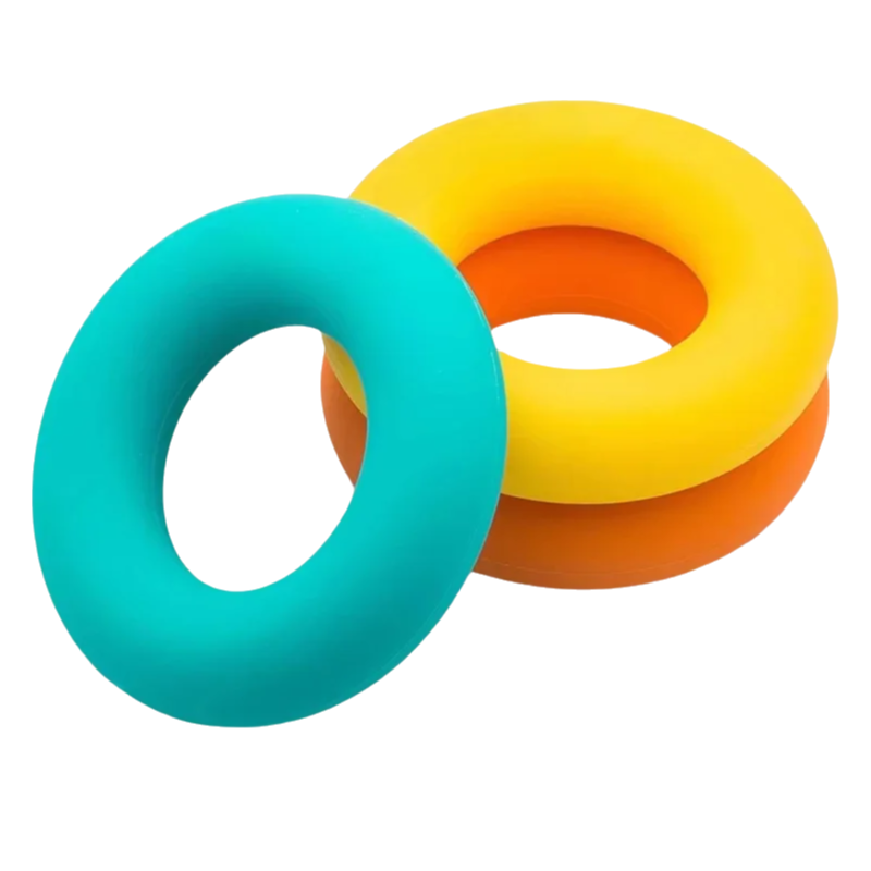 Home Gym Hack - Cincin Penguat Genggaman Tangan Silikon 40-70LB