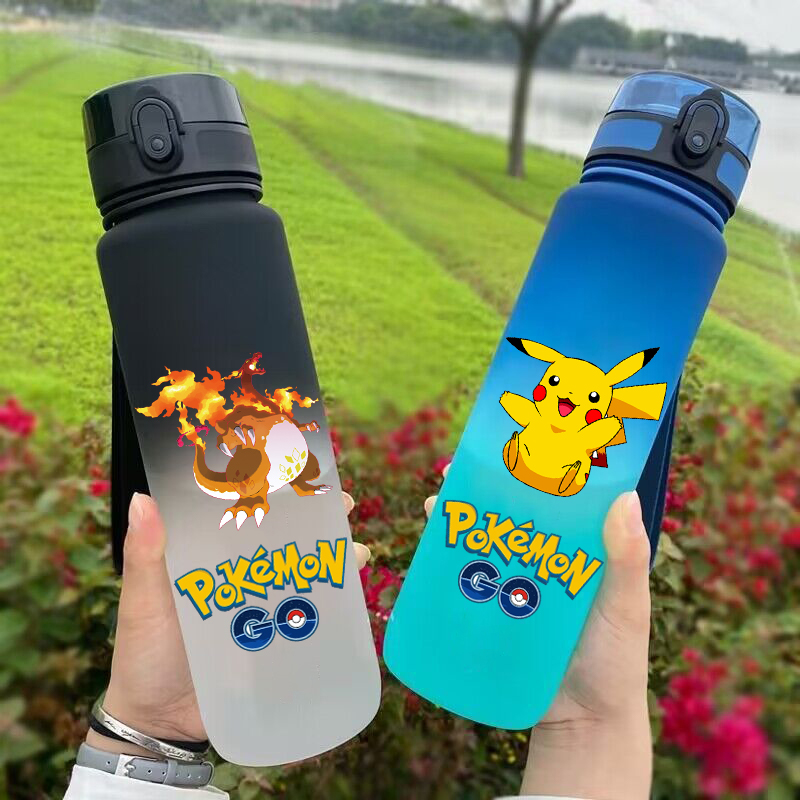 Home Gym House - 650ML Pokemon Pikachu Bulbasaur Charmander Botol