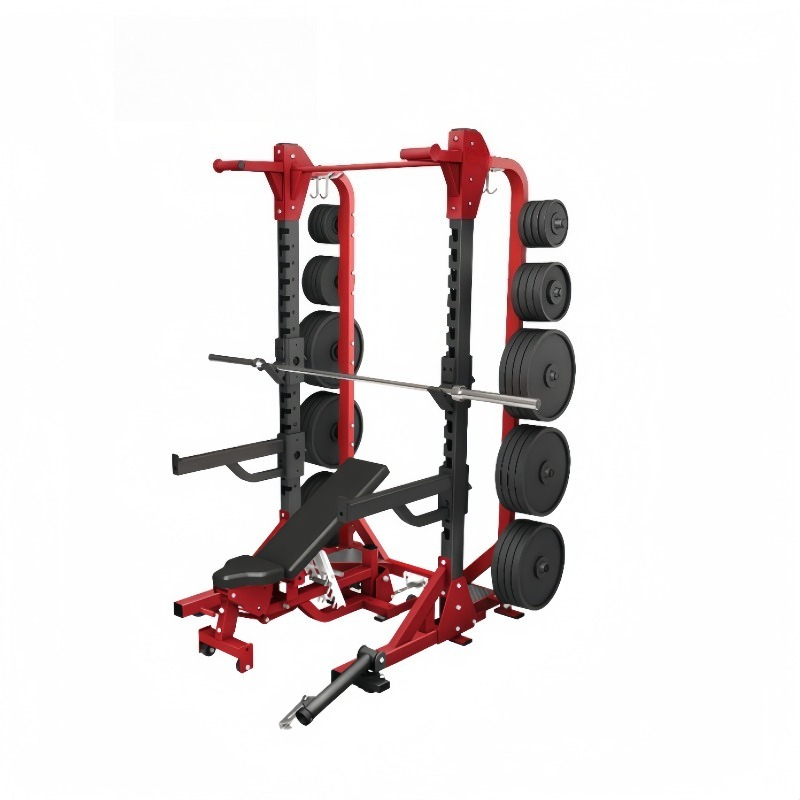Home Gym Half Rack - Set Lengkap Peralatan Gym Komersial untuk