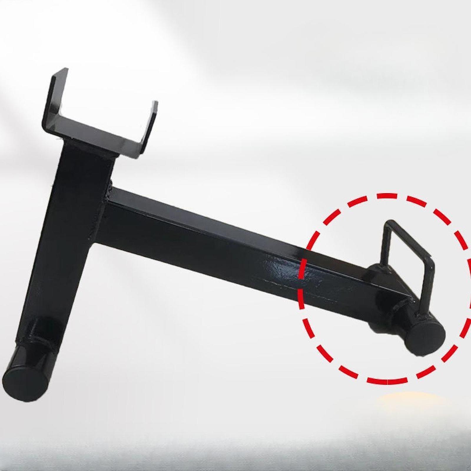 Deadlift Jack Barbell - Mini Deadlift Jack Hitam Portabel, Penyangga