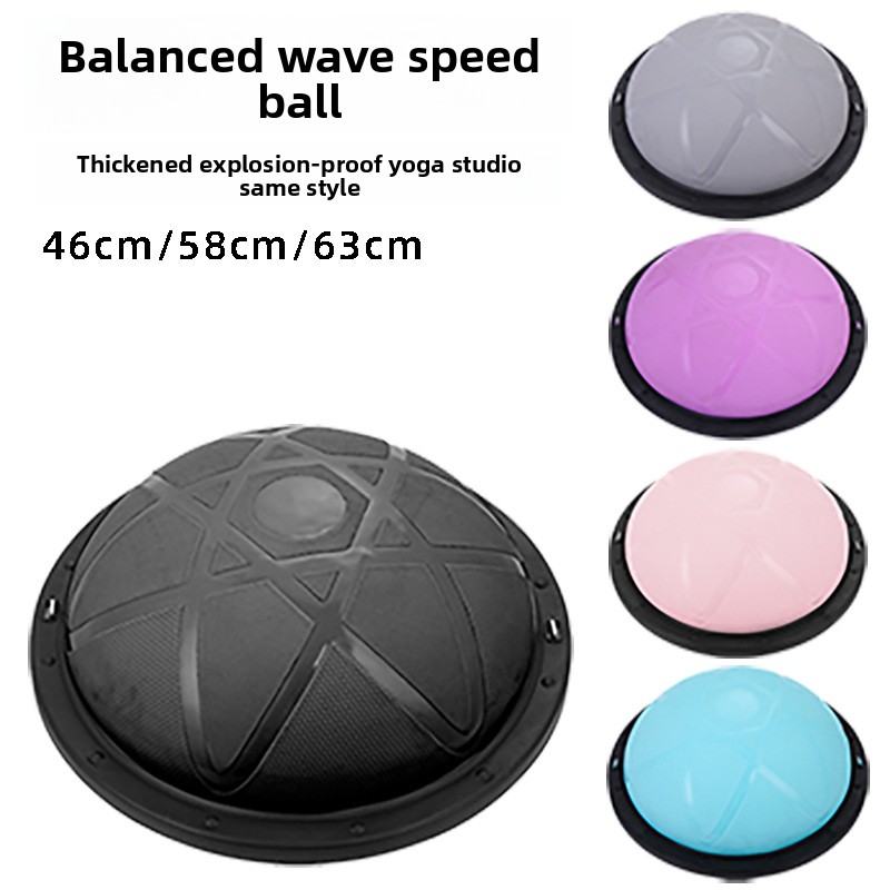 Home Gym Half Rack - Bola Bosu Tebal Anti-Ledakan Bola Bosu