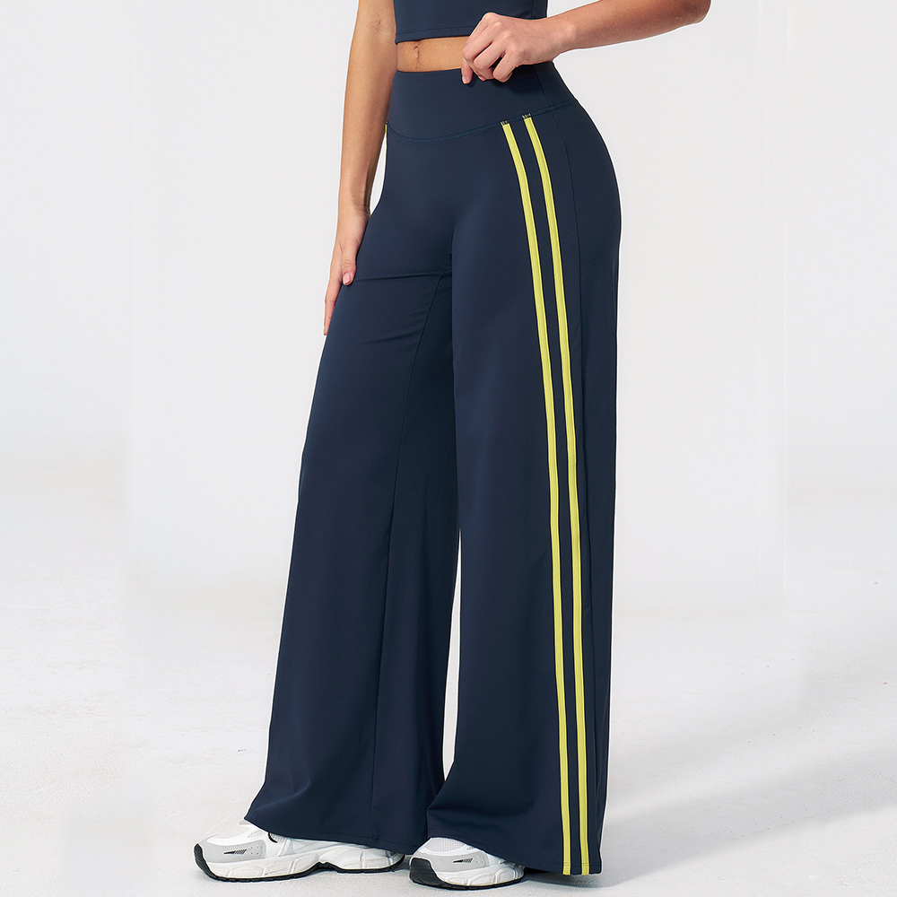 Home Gym Build - Celana Yoga Warna-Blok Wanita Pinggang Tinggi
