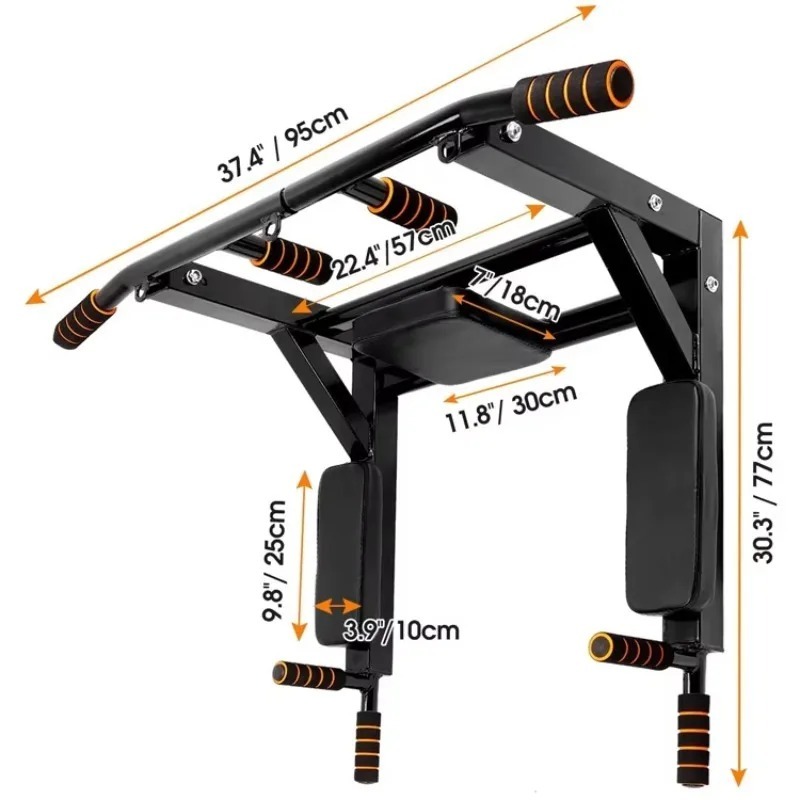 Home Gym Wall Mounted - Bar Pull-Up yang Dipasang di Dinding