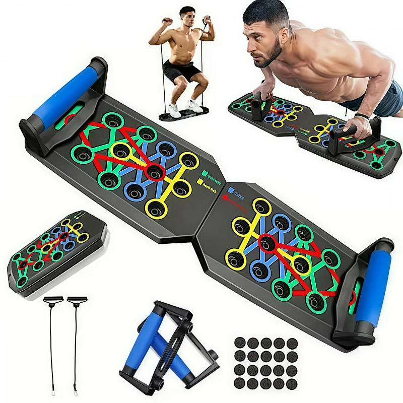 Home Gym Hack - Papan Push Up Lipat dengan Tali