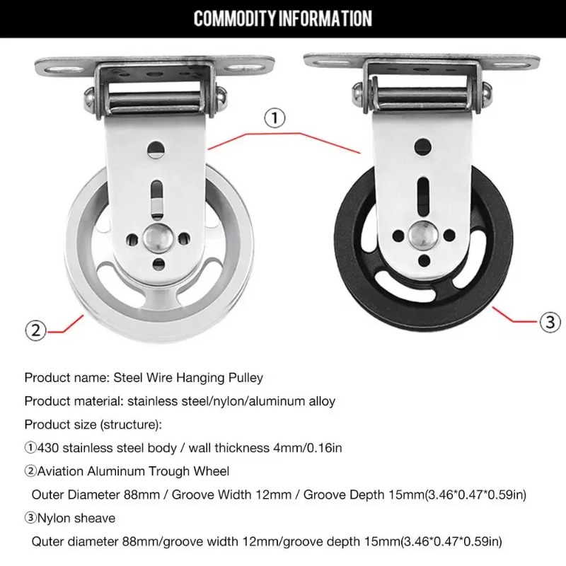 Home Gym Design - Roda Katrol Baja Anti Karat yang