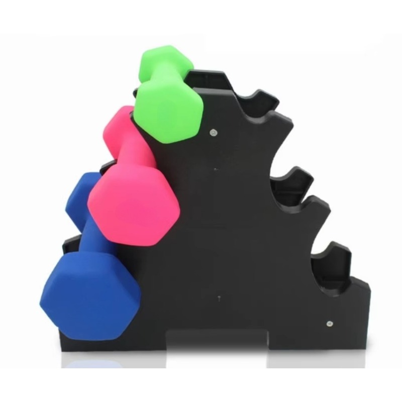 Rak Penyimpanan Dumbbell 3 Tin - Home Gym Fitness ulasan dan harga