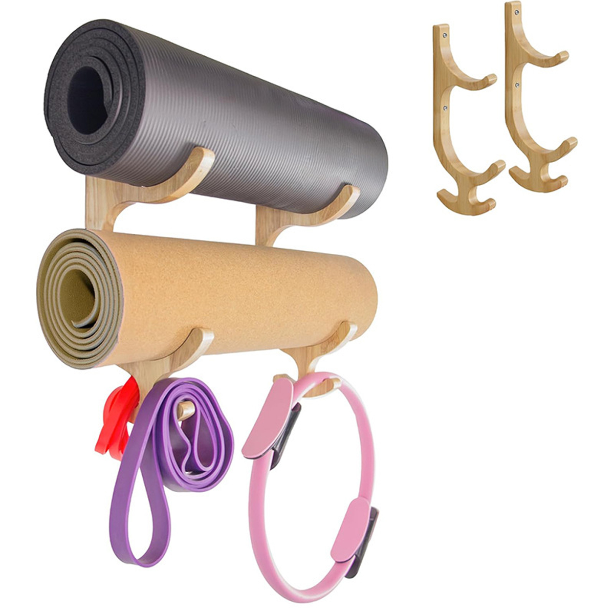 2 buah Penyangga Resistance Ba - Home Gym Wall Mounted ulasan dan harga