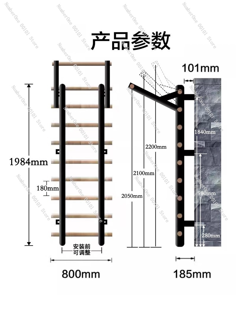 Rangka Latihan Pull-Up Paralle - Home Gym With Leg Press ulasan dan harga