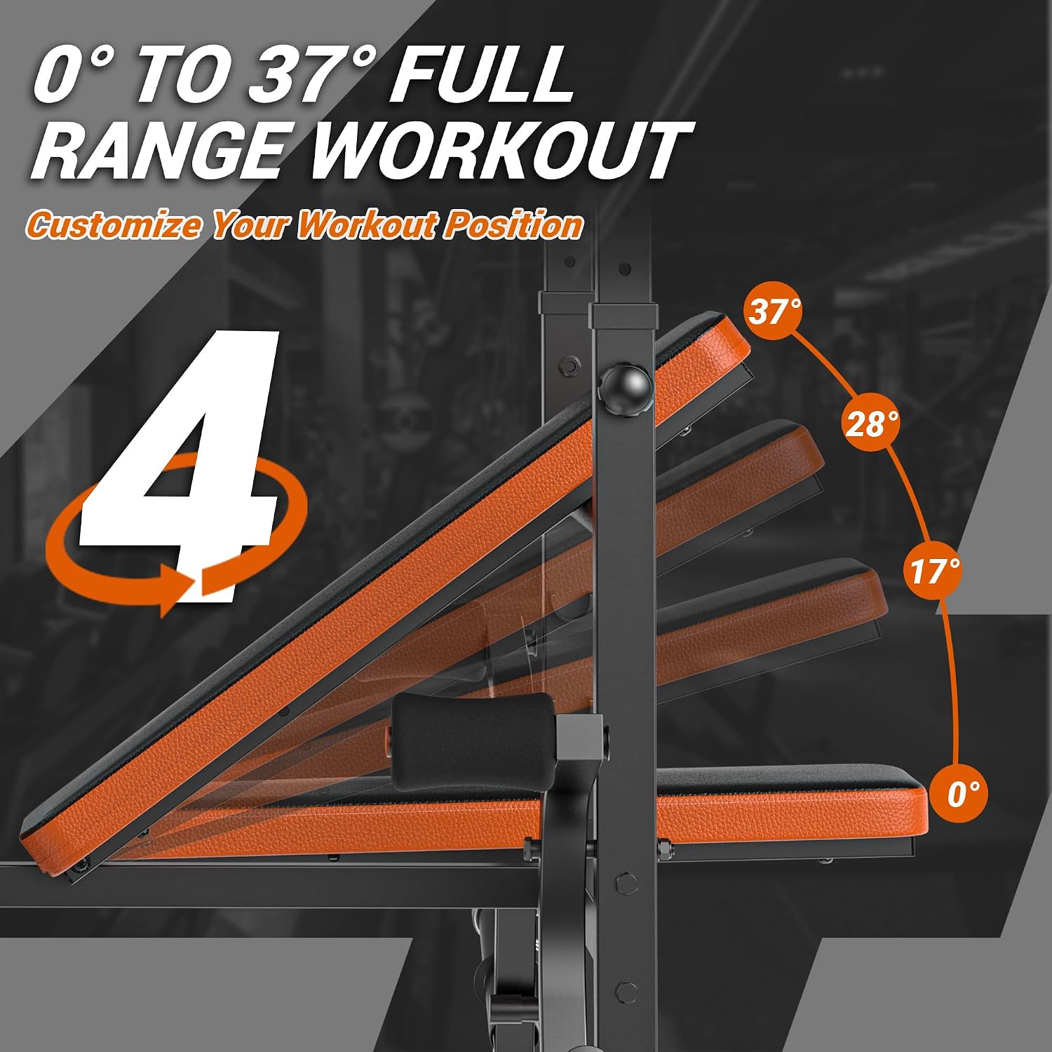 Bangku Angkat Beban 770LBS den - Home Gym With Leg Press ulasan dan harga