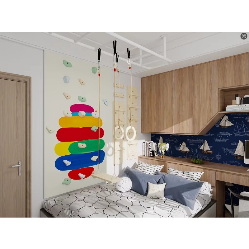 Dinding Panjat Kayu Lapis Indo - Home Gym Kids ulasan dan harga