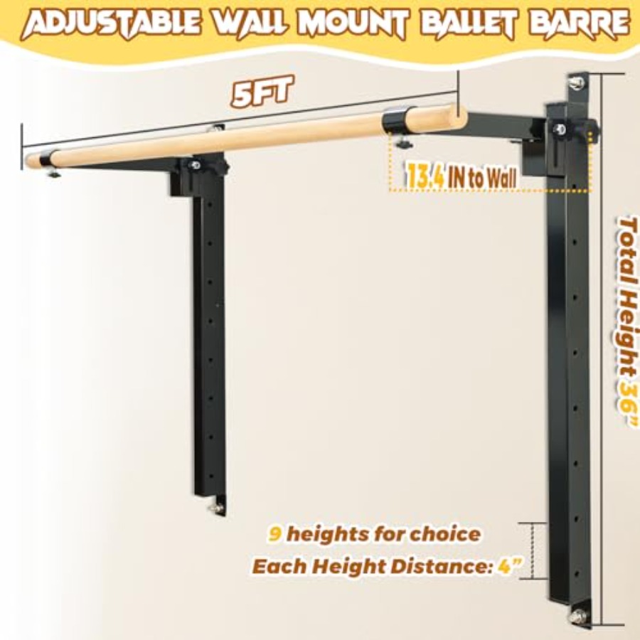 Barre Balet Dinding yang Dapat - Home Gym Wall Mounted ulasan dan harga
