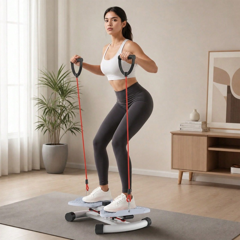 Stepper Putar dengan Resistens - Home Gym Hack ulasan dan harga