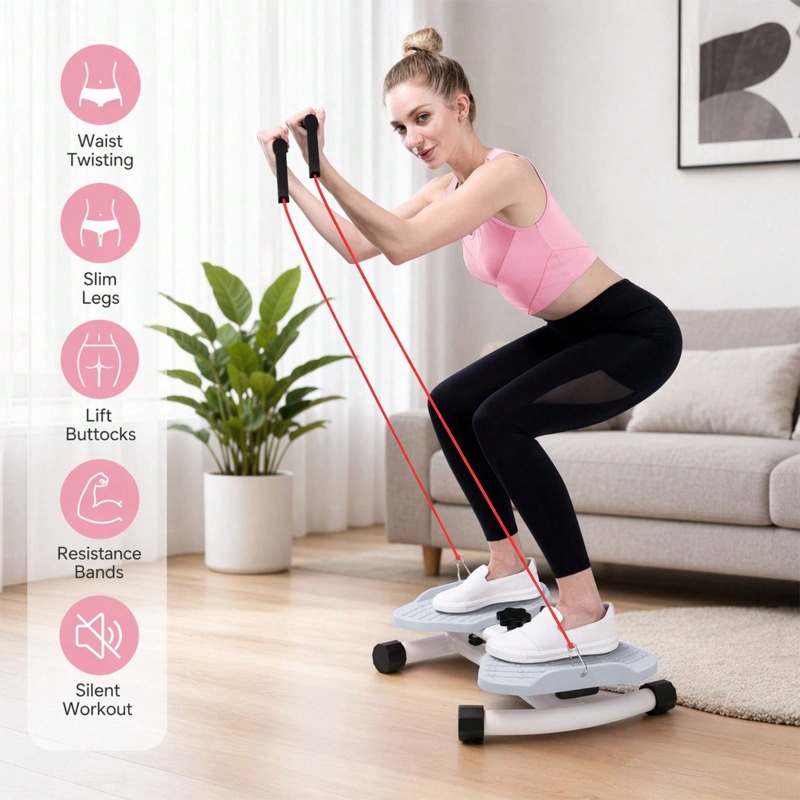 Stepper Putar dengan Resistens - Home Gym Hack ulasan dan harga
