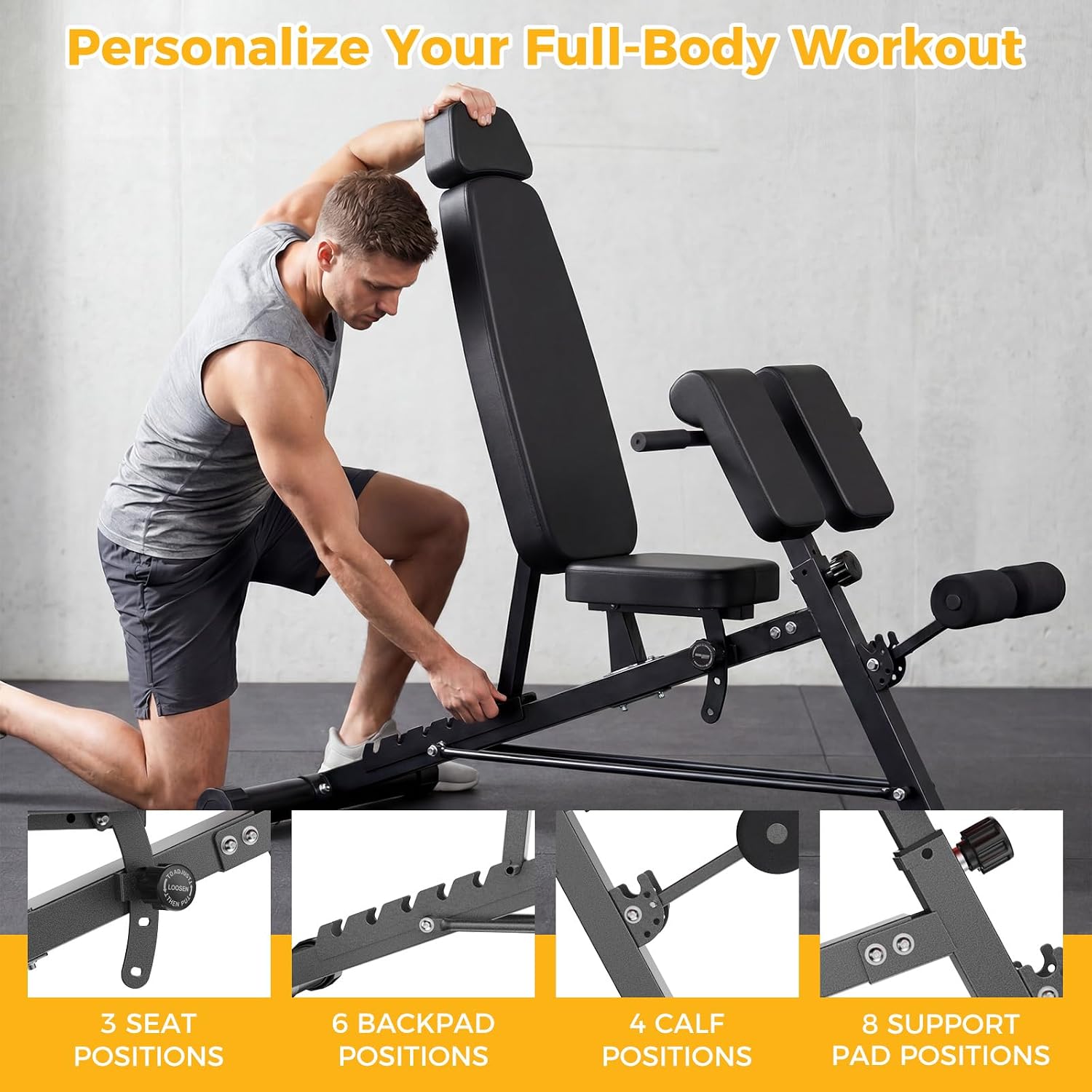 Bangku Angkat Beban yang Dapat - Home Gym Leg Extension Machine ulasan dan harga