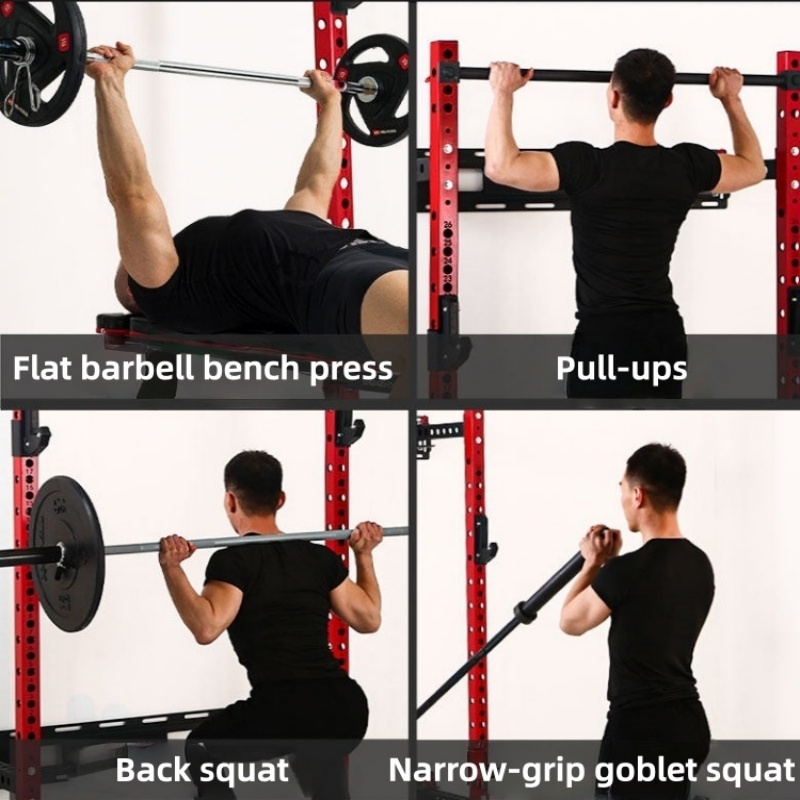 Rak Squat Lipat Dinding yang D - Home Gym Half Rack ulasan dan harga