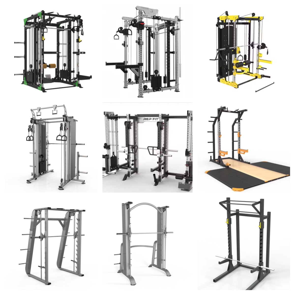 Rak Squat Multifungsi Komersia - Home Gym Half Rack ulasan dan harga