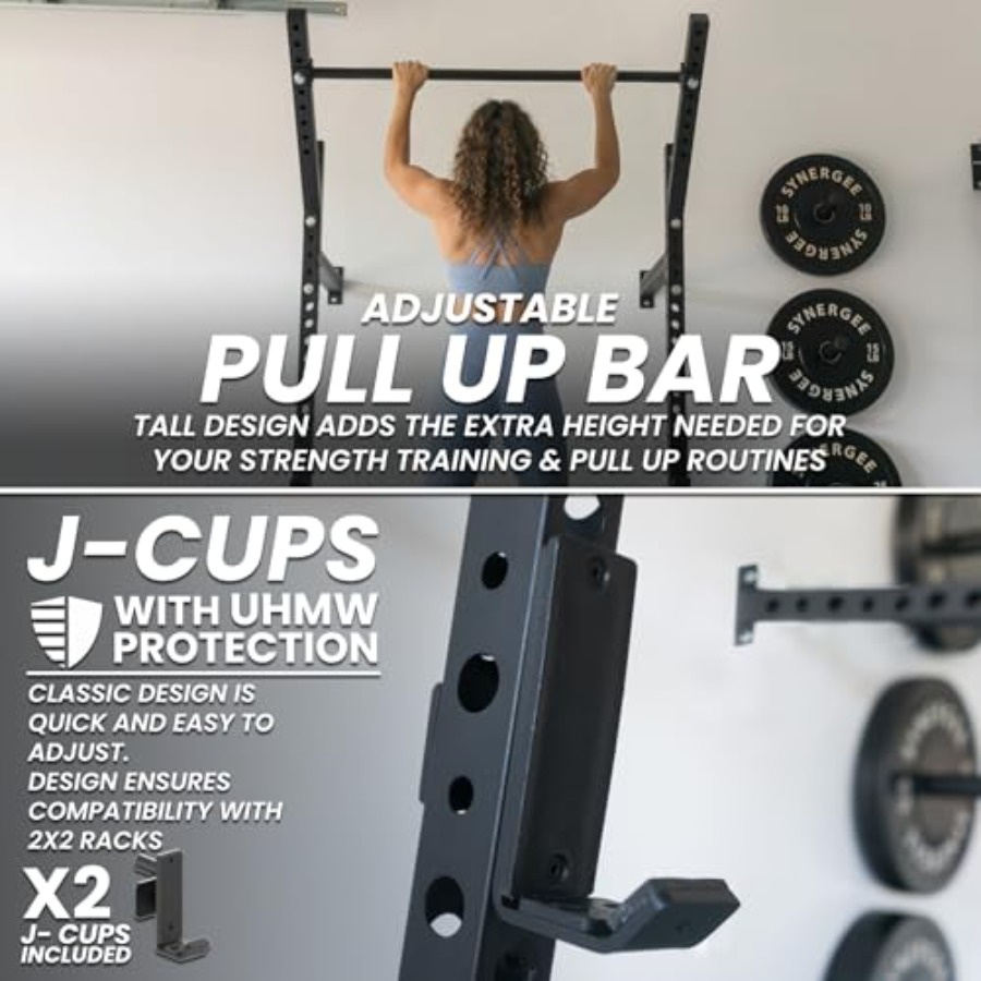 Rak Squat Dinding untuk penggu - Home Gym Wall Mounted ulasan dan harga
