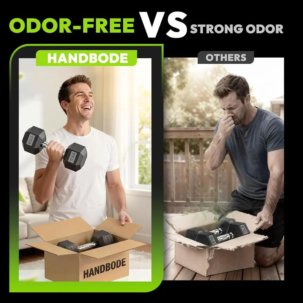 Dumbbell Hexagonal dengan Rak  - Home Gym Design ulasan dan harga