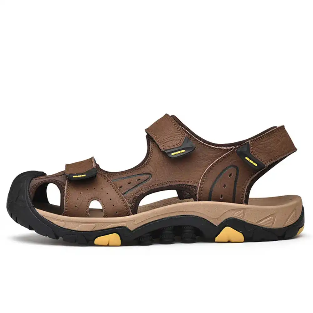 Sandal pantai kulit sapi alami - Home Gym Living Room Ideas ulasan dan harga