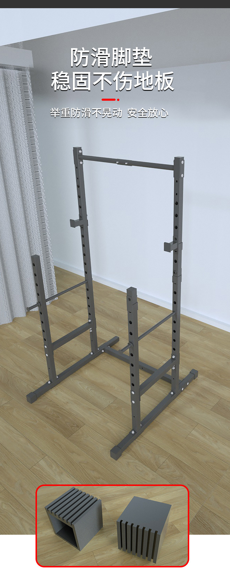 Rak Squat Power Rack, Half Cag - Home Gym Half Rack ulasan dan harga
