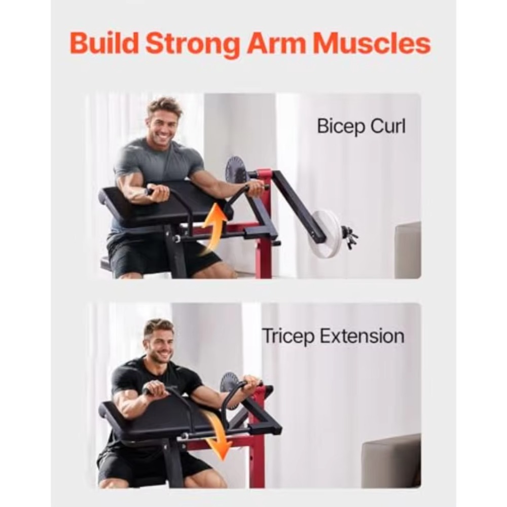 Mesin Latihan Preacher Curl 2- - Home Gym Leg Extension Machine ulasan dan harga