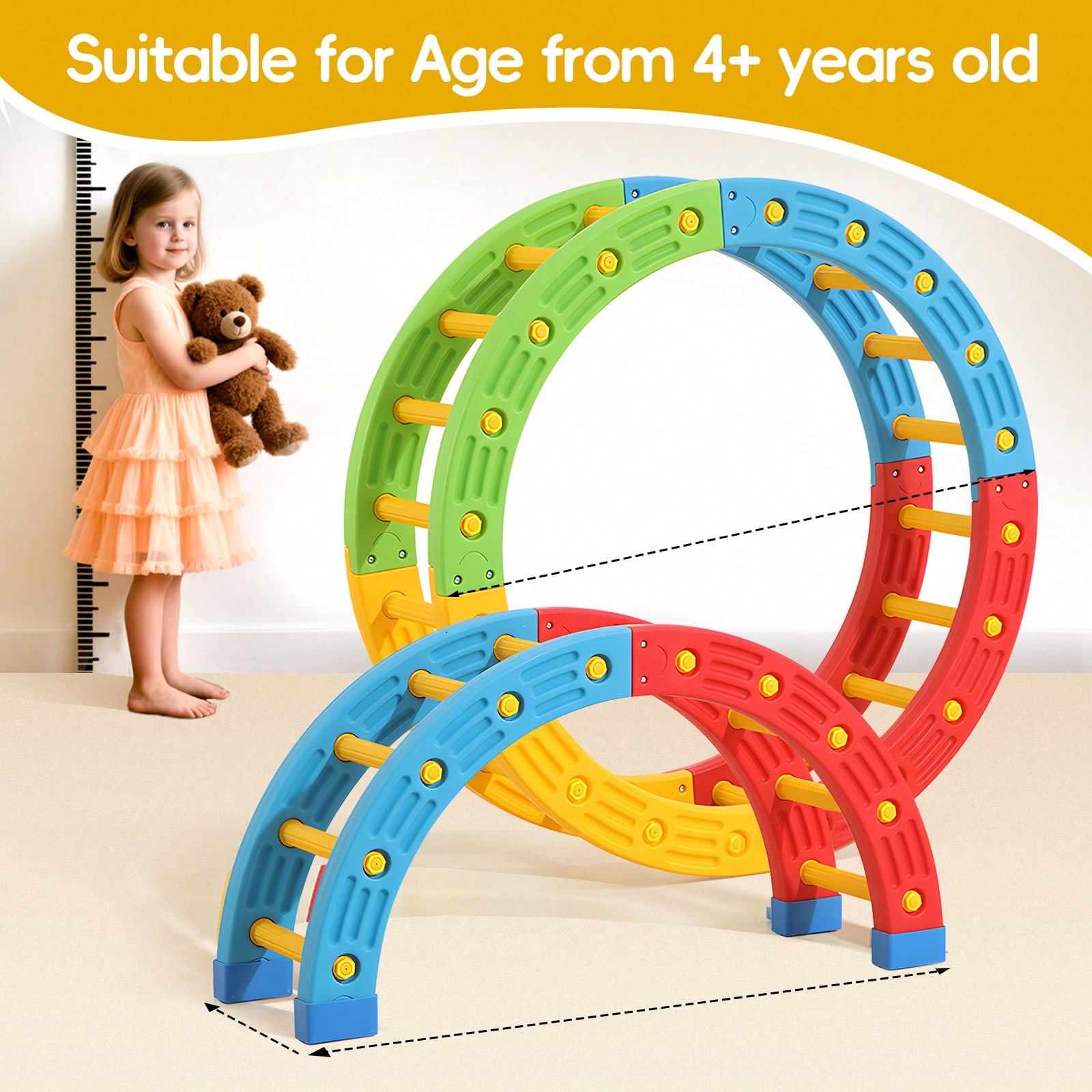 GCCSJ Mainan Panjat Anak 2-In- - Home Gym Kids ulasan dan harga