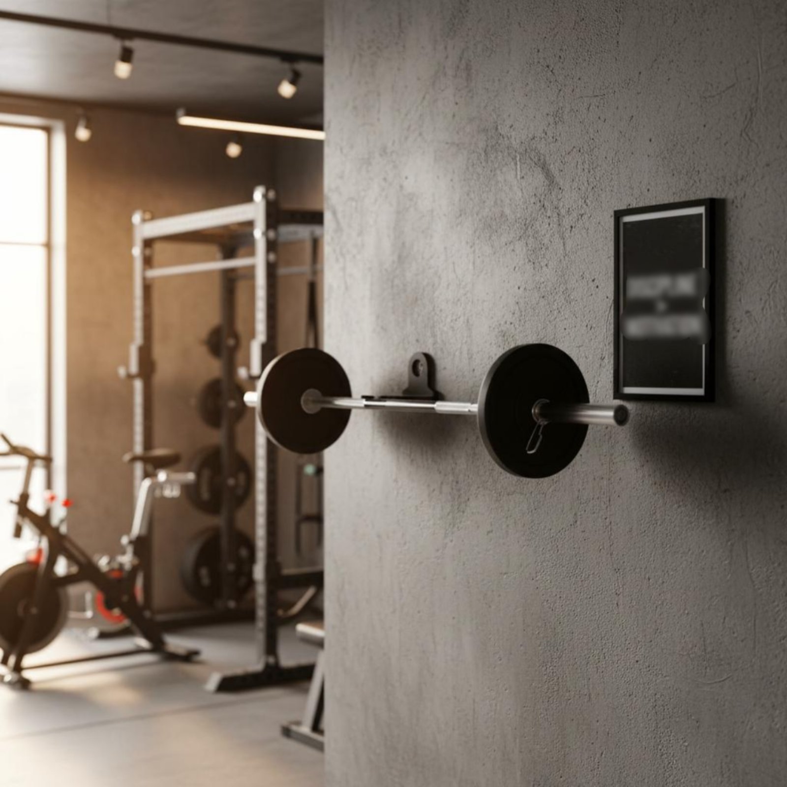 Rak Barbel Dinding Standar, Pe - Home Gym Wall Mounted ulasan dan harga
