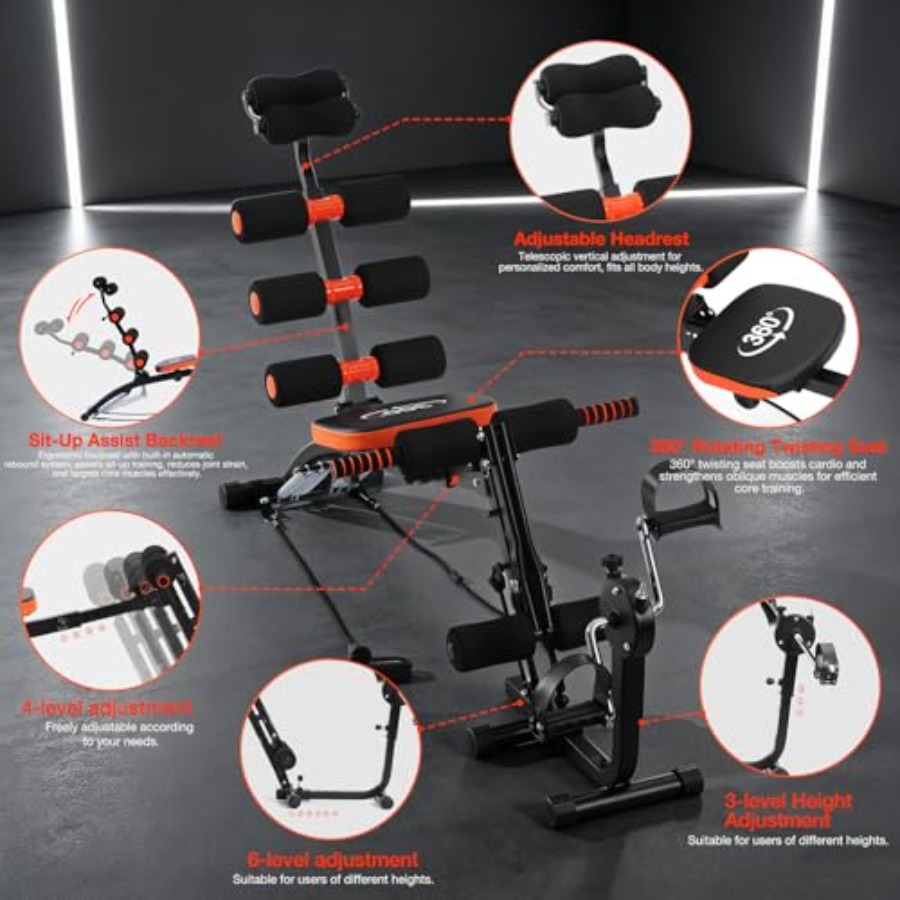 Alat Sit-Up Bench Adjustable u - Home Gym Design ulasan dan harga