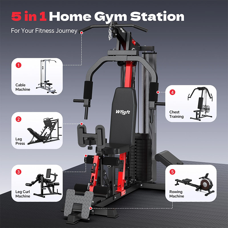 Peralatan Olahraga Pooboo Home - Home Gym Leg Extension Machine ulasan dan harga