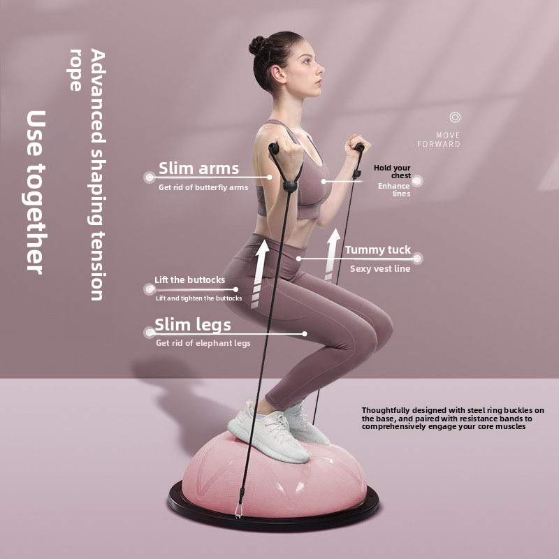 Bola Bosu Tebal Anti-Ledakan B - Home Gym Half Rack ulasan dan harga