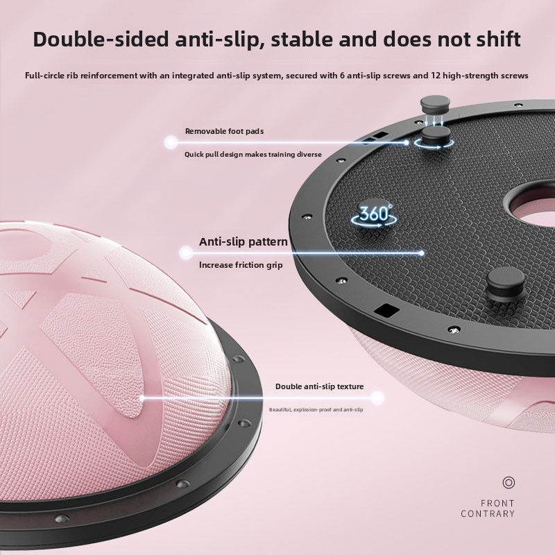 Bola Bosu Tebal Anti-Ledakan B - Home Gym Half Rack ulasan dan harga