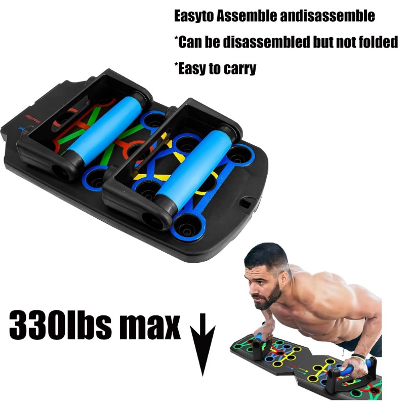 Papan Push Up Lipat dengan Tal - Home Gym Hack ulasan dan harga